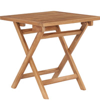 Gartentisch Klappbar 45x45x45 cm Massivholz Teak