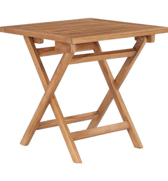 Gartentisch Klappbar 45x45x45 cm Massivholz Teak