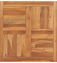 Tischplatte Massivholz Teak 70×70×2,5 cm