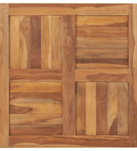 Tischplatte Massivholz Teak 70×70×2,5 cm