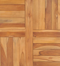 Tischplatte Massivholz Teak 70×70×2,5 cm