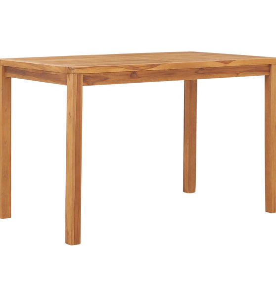 Garten-Esstisch 120x70x77 cm Massivholz Teak