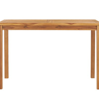 Garten-Esstisch 120x70x77 cm Massivholz Teak