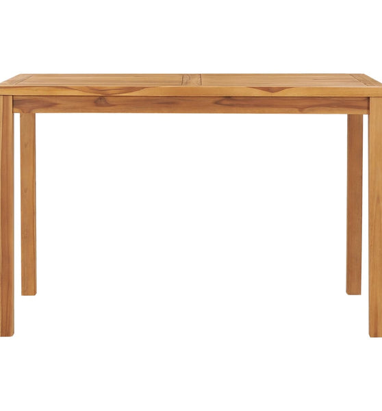 Garten-Esstisch 120x70x77 cm Massivholz Teak
