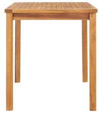 Garten-Esstisch 120x70x77 cm Massivholz Teak