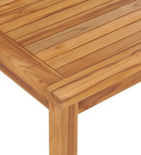 Garten-Esstisch 120x70x77 cm Massivholz Teak
