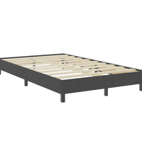 Boxspring-Bettgestell Grau Stoff 120x200 cm