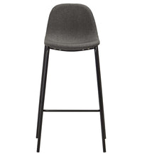 3-tlg. Bar-Set Stoff Dunkelgrau