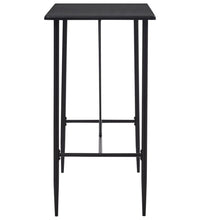 5-tlg. Bar-Set Stoff Dunkelgrau