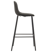 5-tlg. Bar-Set Stoff Dunkelgrau