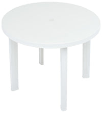 Gartentisch Weiß 89 cm Kunststoff
