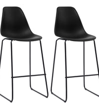 3-tlg. Bar-Set Kunststoff Schwarz
