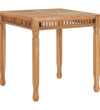 Garten-Esstisch 80x80x80 cm Massivholz Teak