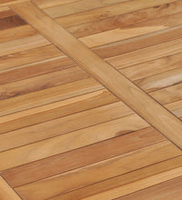 Garten-Esstisch 80x80x80 cm Massivholz Teak