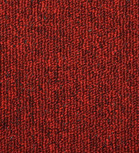 Teppich-Treppenstufen 15 Stk. 65x21x4 cm Rot