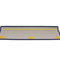 Teppich-Treppenstufen 15 Stk. 65x21x4 cm Blau