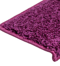 Teppich-Treppenstufen 15 Stk. 65x21x4 cm Violett