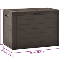 Gartenbox Braun 78x44x55 cm