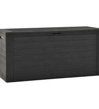 Gartenbox Anthrazit 116x44x55 cm