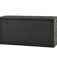 Gartenbox Anthrazit 116x44x55 cm