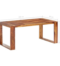 Esstisch 180x90x76 cm Massivholz