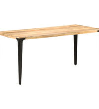 Esstisch 160 x 80 x 76 cm Massivholz Mango