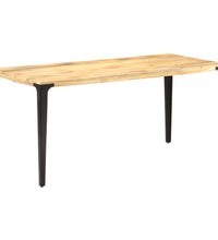 Esstisch 160 x 80 x 76 cm Massivholz Mango