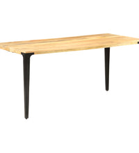 Esstisch 160 x 80 x 76 cm Massivholz Mango