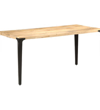 Esstisch 160 x 80 x 76 cm Massivholz Mango