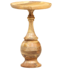 Runder Beistelltisch 43 x 43 x 66 cm Massivholz Mango