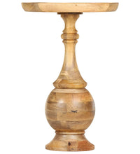 Runder Beistelltisch 43 x 43 x 66 cm Massivholz Mango