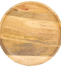 Runder Beistelltisch 43 x 43 x 66 cm Massivholz Mango