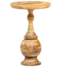 Runder Beistelltisch 43 x 43 x 66 cm Massivholz Mango