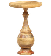Runder Beistelltisch 43 x 43 x 66 cm Massivholz Mango
