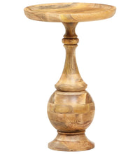 Runder Beistelltisch 43 x 43 x 66 cm Massivholz Mango