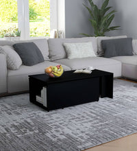 Couchtisch Schwarz 150x50x35 cm Holzwerkstoff