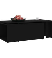 Couchtisch Schwarz 150x50x35 cm Holzwerkstoff