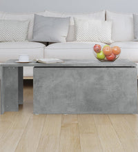 Couchtisch Betongrau 150x50x35 cm Holzwerkstoff