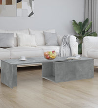 Couchtisch Betongrau 150x50x35 cm Holzwerkstoff