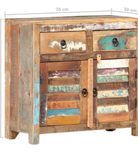 Sideboard 70x30x68 cm Altholz Massiv