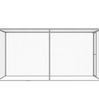 Katzenkäfig 3x1,5x1,5 m Verzinkter Stahl