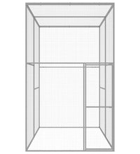 Katzenkäfig 3x1,5x2,5 m Verzinkter Stahl