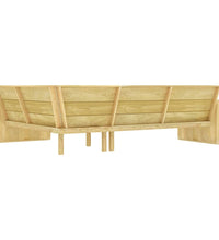 4-tlg. Garten-Lounge-Set Kiefernholz Imprägniert