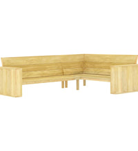 2-tlg. Garten-Lounge-Set Kiefernholz Imprägniert