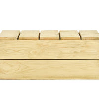 2-tlg. Garten-Lounge-Set Kiefernholz Imprägniert