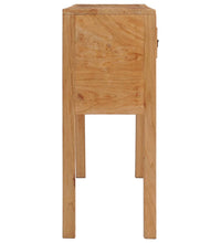 Sideboard 125x30x75 cm Massivholz Teak