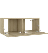 TV-Schrank Sonoma-Eiche 80x30x30 cm Holzwerkstoff