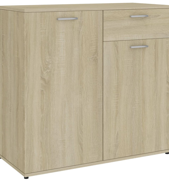 Sideboard Sonoma-Eiche 80x36x75 cm Holzwerkstoff