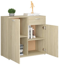 Sideboard Sonoma-Eiche 80x36x75 cm Holzwerkstoff