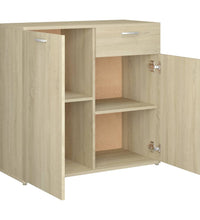 Sideboard Sonoma-Eiche 80x36x75 cm Holzwerkstoff